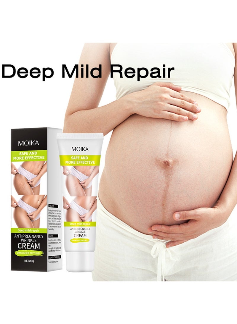 MOIKA Stretchmarks Cream Maternity Skin Treatment Pregnancy Scars Repair, Can Promote Cell Regeneration, Repair Necrotic Cells and Enhance Skin Elasticity, Designed For Mother's Stretch Marks - Image 1